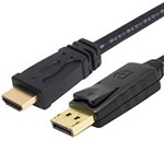 COMSOL DISPLAYPORT CABLE MALE TO HDMI MALE 2M