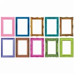 ZART PICTURE FRAME BLANK A3 ASSORTED PACK 10
