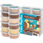 PAPER MAGICLAY   MODELLING COMPOUND 240G EARTH COLOURS PACK 12