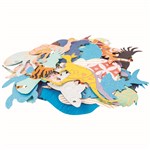 ZART HANDMADE PATTERN PAPER AUSTRALIAN ANIMAL SHAPES 100G