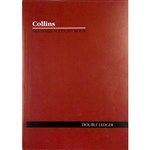 COLLINS A60 SERIES ACCOUNT BOOK DOUBLE LEDGER 60 LEAF A4 RED