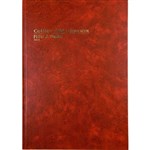 COLLINS 3880 SERIES ACCOUNT BOOK FEINT PAGED 84 LEAF A4 RED