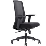 DAL JIRRA PRO CHAIR SYNCHRO HIGH MESH BACK SEAT SLIDE NYLON BASE 3D ARMS FABRIC BLACK