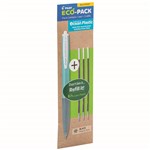 PILOT ECO PACK SUPER GRIP G RETRACTABLE BALLPOINT PEN 07MM WITH 3 REFILLS BLACK