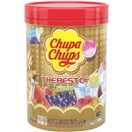 CHUPA CHUPS LOLLIPOPS BEST OF ASSORTED TUB 100
