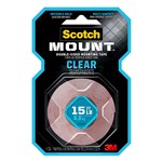SCOTCH DOUBLE SIDED MOUNTING TAPE 254MM X 152M CLEAR