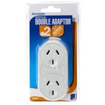 JACKSON POWER ADAPTOR SURGE PROTECTED DOUBLE VERTICAL WHITE