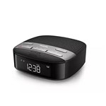 PHILIPS DAB PLUS FM CLOCK RADIO BLACK