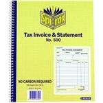 SPIRAX 500 TAX INVOICE AND STATEMENT BOOK QUARTO 250 X 200MM
