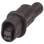 ADAPTER SOCKET BANANA TO ALLIGATOR CLIP 4MM BLACK