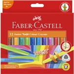 FABERCASTELL JUNIOR TWIST CRAYONS ASSORTED PACK 12
