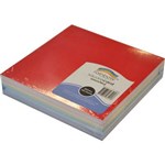 RAINBOW COLOURED SQUARE CARD 203MM ASSORTED PACK 100