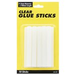 UHU GLUE GUN STICKS 112 X 100MM CLEAR PACK 10