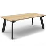 RAPIDLINE ETERNITY COFFEE TABLE 1200 X 600MM NATURAL OAKBLACK