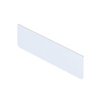 RAPIDLINE ARCH PERFORATED MODESTY PANEL 1300 X 300 X 20MM WHITE