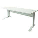 RAPID SPAN DESK METAL MODESTY PANEL 1500 X 700 X 730MM WHITEWHITE