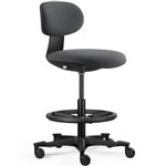 RAPIDLINE YOYO STOOL DARK GREY BLACK FRAME