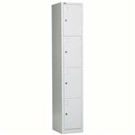 GO STEEL LOCKER 4 DOOR 305 X 455 X 1830MM WHITE CHINA
