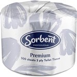 SORBENT PROFESSIONAL PREMIUM TOILET TISSUE 2 PLY 300 SHEETS CARTON 48