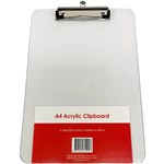 GNS CLIPBOARD ACRYLIC A4 CLEAR
