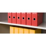 GO STEEL TAMBOUR DOOR CUPBOARD ADDITIONAL PLAIN SHELF 1200MM WHITE CHINA