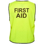 PRIME MOVER MV117 HIVIS FIRST AID VEST DAY USE YELLOW LARGE