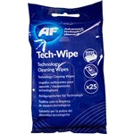 AF TECHWIPE TECHNOLOGY CLEANING WIPES PACK 25