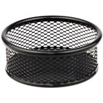ITALPLAST WIRE MESH PAPER CLIP HOLDER BLACK