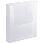 ITALPLAST BROCHURE HOLDER WALL MOUNT A4 CLEAR