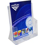 ITALPLAST BROCHURE HOLDER A4 CLEAR