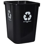 ITALPLAST GREENR TIDY BIN RECYCLE ONLY 32 LITRE BLACK