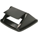 ITALPLAST SWING TOP BIN LID 32 LITRE BLACK