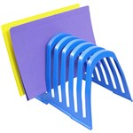 ITALPLAST PLASTIC STEP FILE ORGANISER BLUEBERRY