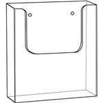 DEFLECTO BROCHURE HOLDER WALL MOUNT A3 CLEAR