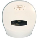 REGAL JUMBO TOILET ROLL DISPENSER SINGLE ABS WHITE