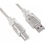 ASTROTEK USB PRINTER CABLE 20 2M TRANSPARENT
