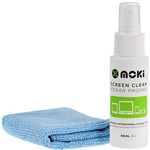 MOKI CLEAN SCREEN WITH MICROFIBRE CLOTH 60ML