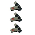 SHINTARO ROTATING USB DRIVE 20 8GB PACK 3