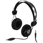 SHINTARO SH105MC STEREO HEADSET WITH INLINE MICROPHONE BLACK