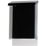 DEFLECTO WATERPROOF OUTDOOR BROCHURE DISPLAY BOX A5 CLEARBLACK