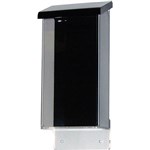 DEFLECTO WATERPROOF OUTDOOR BROCHURE DISPLAY BOX DL CLEARBLACK