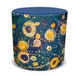 ORANGE DUST SPECTRUM EVA ROUND OTTOMAN 450 X 450 X 450MM OCEAN BLUE