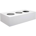 GO STEEL PLANTER BOX 1200MM WHITE CHINA