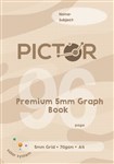 PICTOR PREMIUM A4 96 PAGE GRAPH BOOK 5MM 70GSM SOLAR SYSTEM