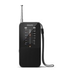 PHILIPS PORTABLE AM FM RADIO BLACK