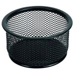 ESSELTE METAL MESH PAPER CLIP HOLDER BLACK