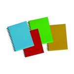 SPIRAX 511 NOTEBOOK 7MM RULED HARD COVER SPIRAL BOUND 200 PAGE 225 X 175MM ASSORTED
