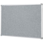 QUARTET PENRITE FABRIC BULLETIN BOARD 1200 X 900MM LIGHT GREY