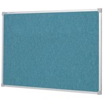 QUARTET PENRITE FABRIC BULLETIN BOARD 1200 X 900MM BLUE