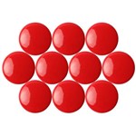 QUARTET MAGNETIC BUTTONS 20MM RED PACK 10